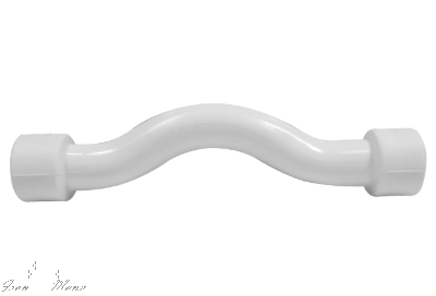 تصویر لوله خم دو سر بوشن آذین