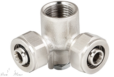 تصویر سه راهی 90 دیواری کوپلی نیوپایپ