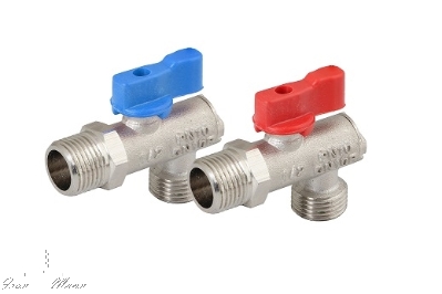 تصویر شیر پیسوار فیلتر دار دسته آبی و قرمز نیوپایپ