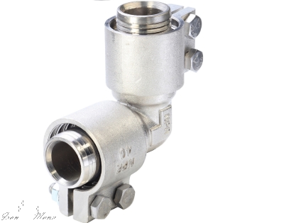 تصویر زانو 90 درجه کلمپی نیوپایپ