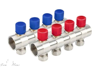 تصویر نیوکلکتور کوپلی همراه با شیر تنظیم نیوپایپ