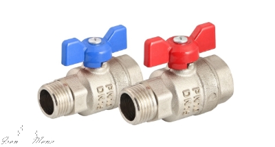 تصویر شیر روپیچ توپیچ دسته پروانه ای (دبی بالا) نیوپایپ