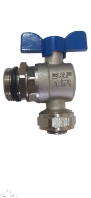 تصویر شیر زانویی روپیچ دارای مهره تنظیم کوپلی نیوپایپ