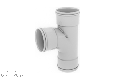 تصویر سه راهی سه سر کوپل 90 درجه مولتی پایپ